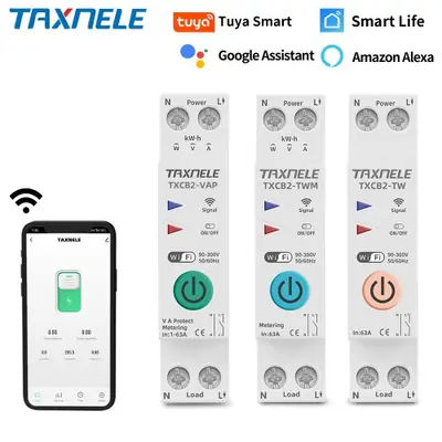 Image de Disjoncteur Intelligent WiFi Tuya - Contrôle à Distance & Suivi de Consommation