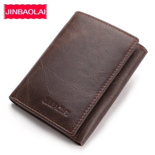 Bild von Echte Leder Brieftasche für Herren – Vintage Design, Kurz & Praktisch