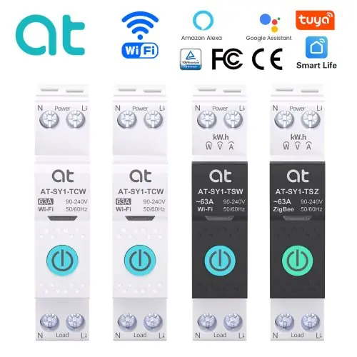 Image de Disjoncteur WiFi Intelligent 50A/63A - Contrôle à Distance par Application