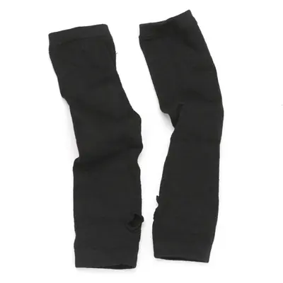 Image de Mitaines longues tricotées sans doigts femme hiver style hip hop