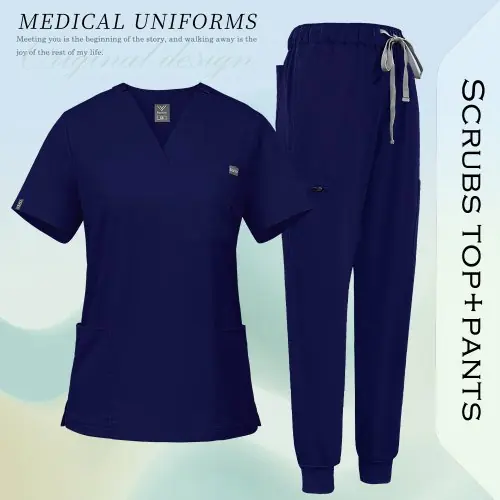 Image de Uniformes Médicaux Multicolores Unisexe - Style & Confort