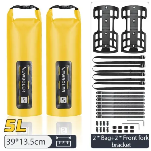 Image de Sac de Fourche Vélo Étanche 3L/7L - Portable & Pratique