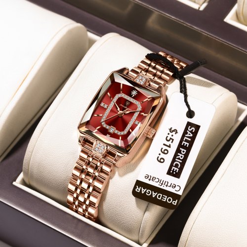 Bild von Elegante Damen-Armbanduhr mit Datum – Wasserdicht & Edelstahl