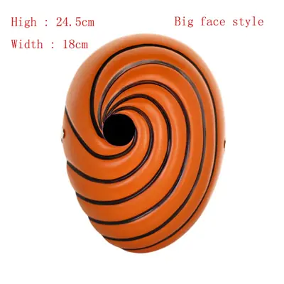 Masque de Cosplay Obito Akatsuki - Anime Naruto