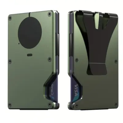 Image de Portefeuille Slim avec AirTag Intégré - Anti-RFID & Find My