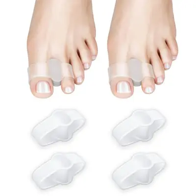Image de Séparateur d'orteils en Silicone - Soulagement du Pouce Valgus