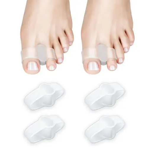Image de Séparateur d'orteils en Silicone - Soulagement du Pouce Valgus