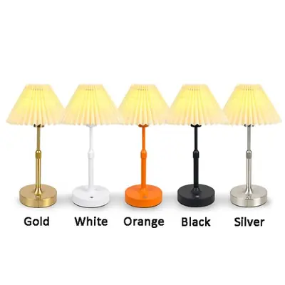 Image de Lampe de Chevet Tactile Rechargeable en Tissu - Éclairage Chaleureux 2700K