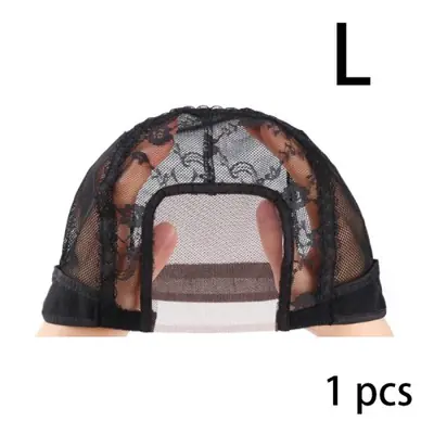 Image de Bonnet de Perruque en Dentelle Noire - Idéal pour la Fabrication de Perruques