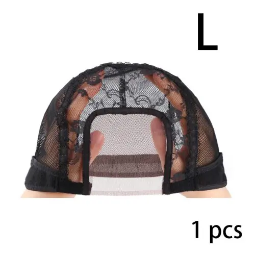 Image de Bonnet de Perruque en Dentelle Noire - Idéal pour la Fabrication de Perruques