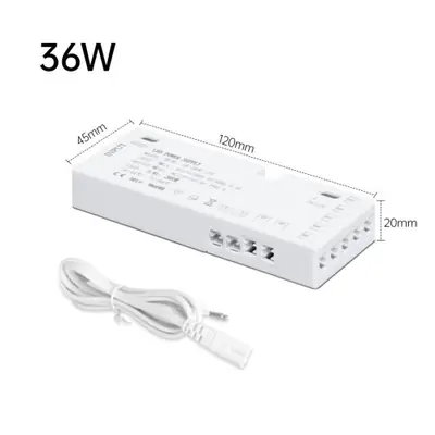 Image de Transformateur LED 220V vers 12V/24V - Puissances 24W à 200W