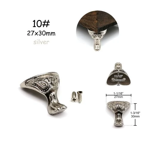 No.10 27x30mm plata