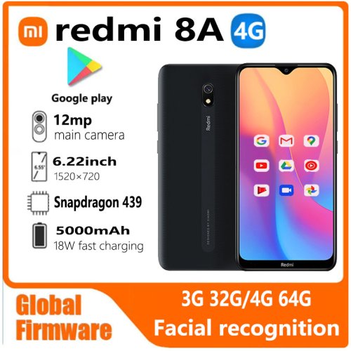 Image de Xiaomi Redmi 8A - Smartphone 4G 64Go, Batterie 5000mAh
