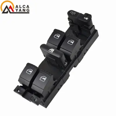 Image de Console de Commande de Vitres Électriques - Compatible VW, Seat, Skoda