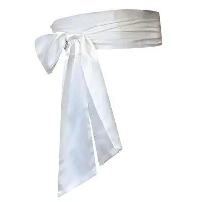 Image de Ceinture de Taille en Satin avec Nœud Papillon