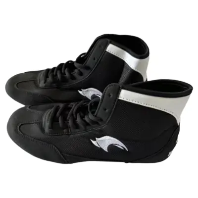Image de Chaussures de Lutte Scolaire Enfants - Baskets Boxe Montantes