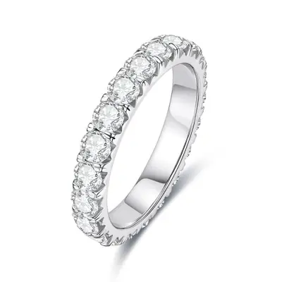 Image de Bague Éternité Moissanite 2.3ct - Argent Sterling 925