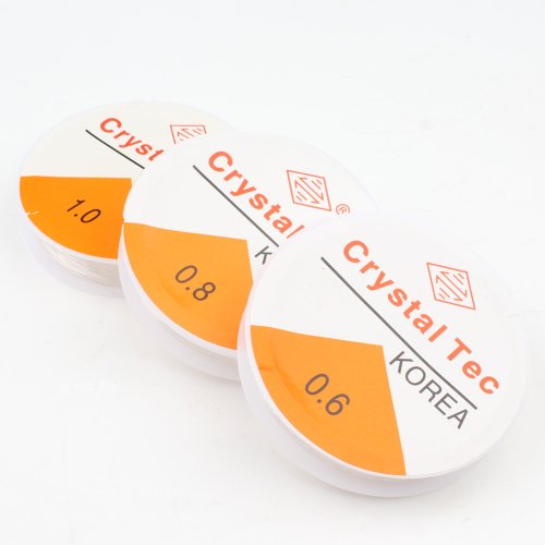 Image de Cordon Élastique pour Bracelets en Perles - 0.5 à 1mm