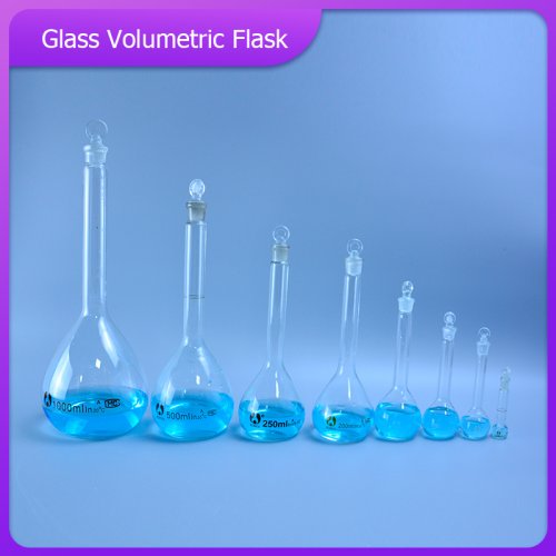 Imagen de Matraz Cónico de Laboratorio Transparente de Vidrio Erlenmeyer – Frasco Científico para Investigación Escolar y Experimental, 5 a 100 ml