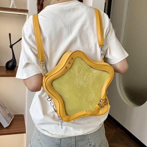 Image de Sac à Dos Étoile Jaune Kawaii - Style Y2K Mignon