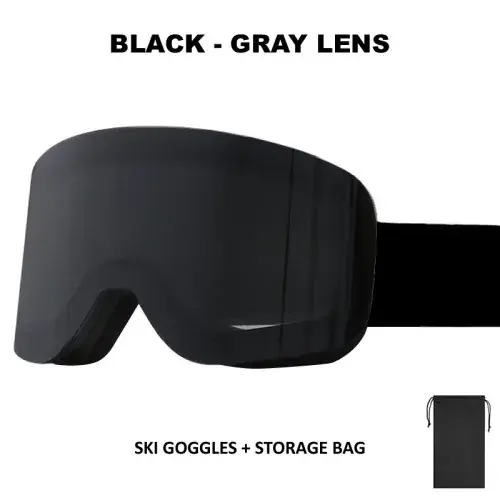 Image de Lunettes de Ski Anti-Buée UV400 - Vision Parfaite en Montagne