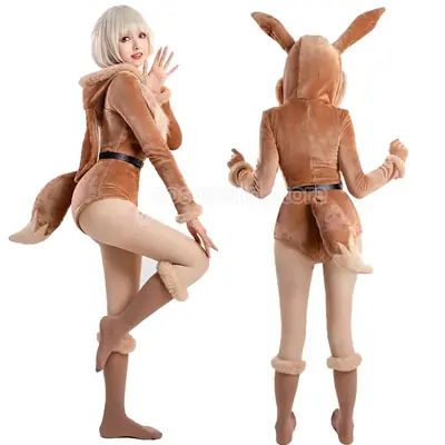 Image de Costume Cosplay Gengar Féminin - Pyjama Kawaii à Capuche