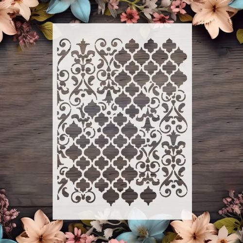 Afbeelding van Creatieve DIY Stencils voor Muurschildering & Decoratie