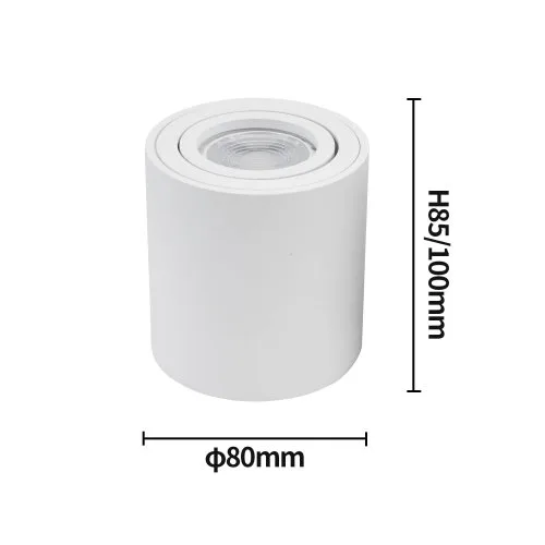 Round white 85mm