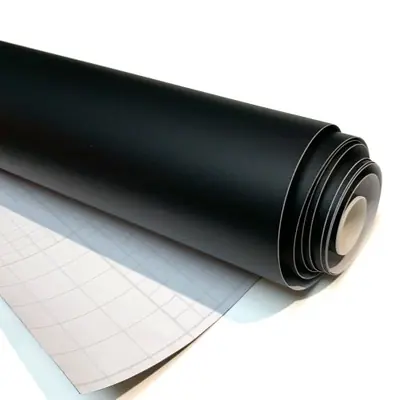 Image de Film Vinyle Noir Mat pour Voiture & Moto - Autocollants Imperméables
