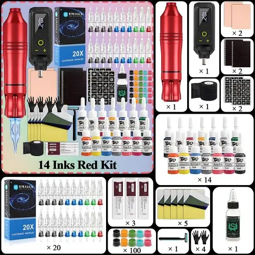 14 encres Kit Rouge