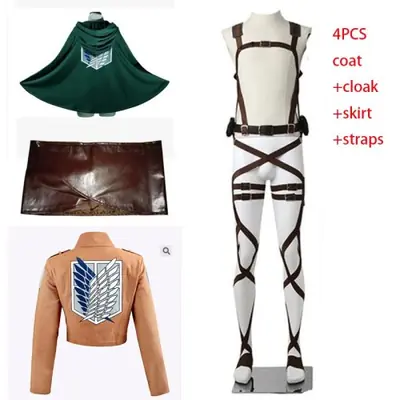 Image de Cosplay Attack on Titan - Levi, Mikasa, Eren & Hange
