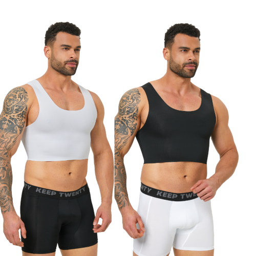 Imagen de Chaleco Moldeador para Hombre sin Costuras: Ropa Interior Ajustada, Transpirable y de Alta Elasticidad