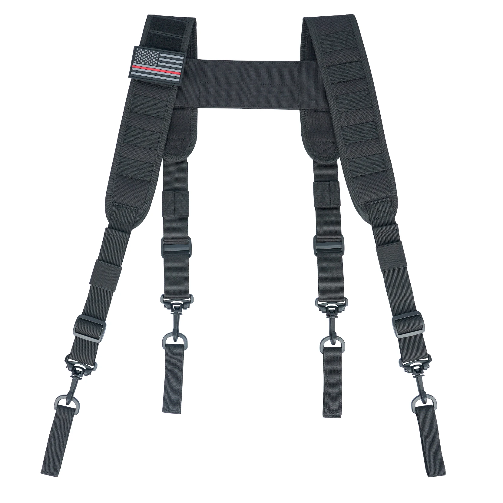 Image of Melotough Tactical Suspenders for Duty, Military Belt Harness, Police Suspenders, Law Enforcement Belt Support System (Belt Not Included)