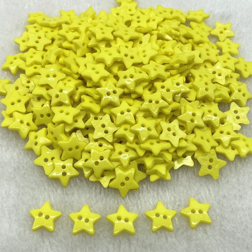Imagen de Botones Estrella Multicolor para Manualidades y Costura