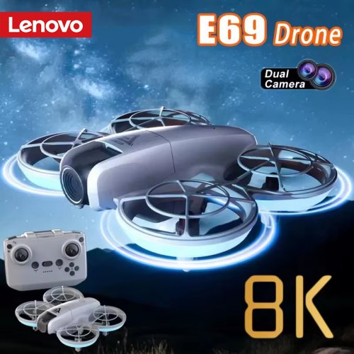 Immagine di Drone Lenovo E69 8K: Doppia Fotocamera e Controllo Avanzato