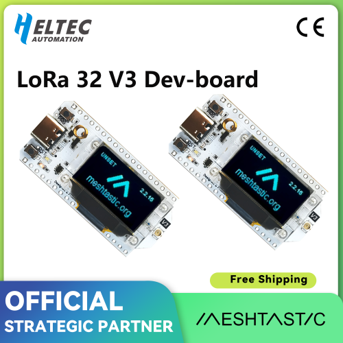 Imagen de Placa de Desarrollo Heltec WiFi LoRa 32 V3 con BLE, ESP32-S3FN8, Pantalla OLED de 0.96 Pulgadas y Soporte para Arduino