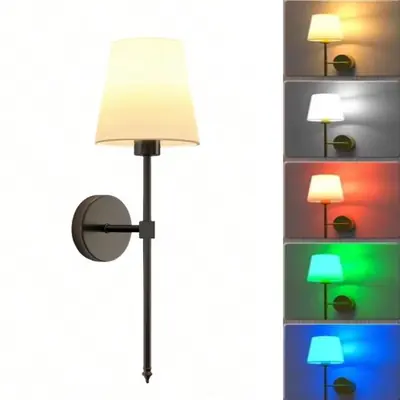 Image de Lampe Murale Sans Fil - Éclairage LED Couleurs Changeantes