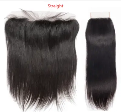Image de Perruque Brésilienne Crépus Bouclés avec Fermeture Transparente