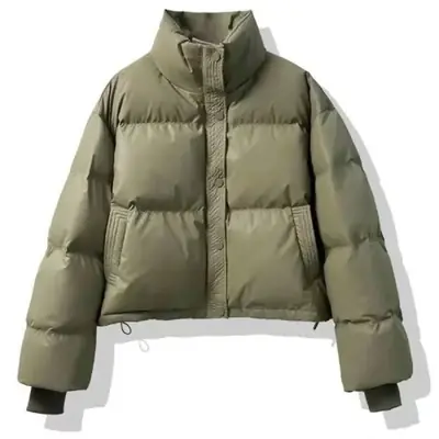Image de Veste Courte en Faux Cuir pour Femme - Hiver 2024