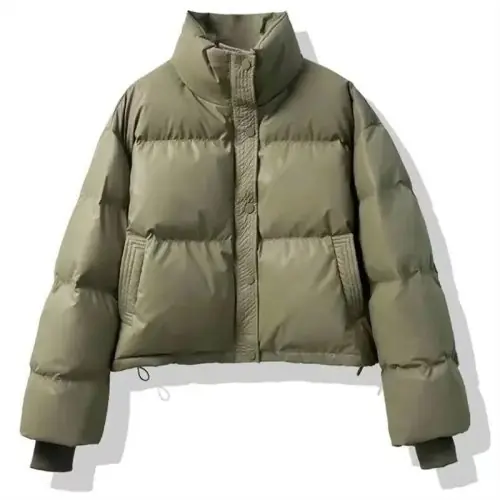 Image de Veste Courte en Faux Cuir pour Femme - Hiver 2024