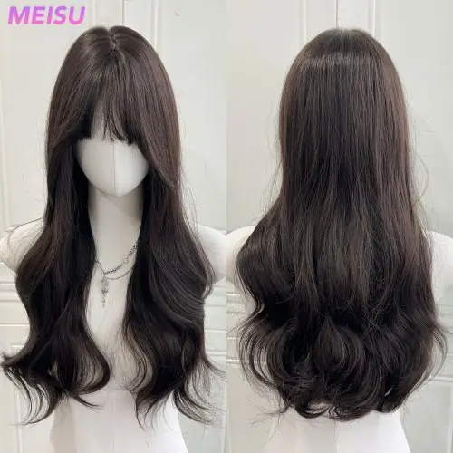 Image de Perruque Bouclée 24'' - Cheveux Naturels Résistants à la Chaleur