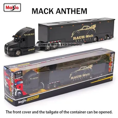 Image de Maisto 1:64 Mack Anthem Lonestar - Modèle de Camion avec Remorque