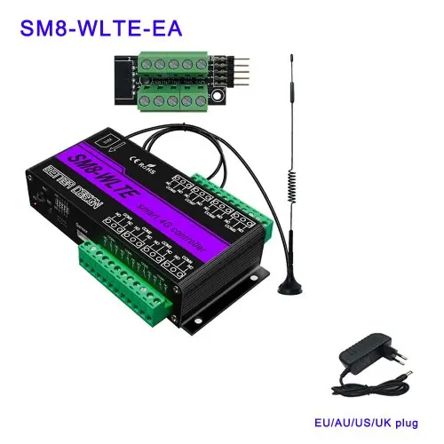 Image de Télécommande GSM 4G LTE 8 Canaux avec Capteurs Température & Humidité