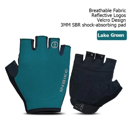 Image de Gants de Vélo Inbike - Démis Doigts, Respirants & Anti-Chocs