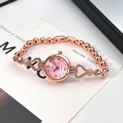 Image de Montre Rose Élégante pour Femmes & Jeunes Filles