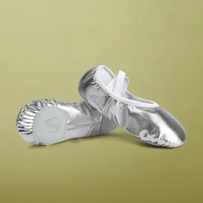 Image de Chaussures de Ballet Enfant - Or & Argent