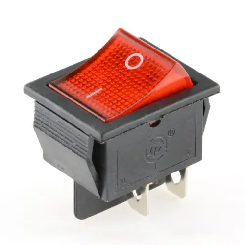 Image de Interrupteur à bascule 6 broches avec LED - 16A 250V