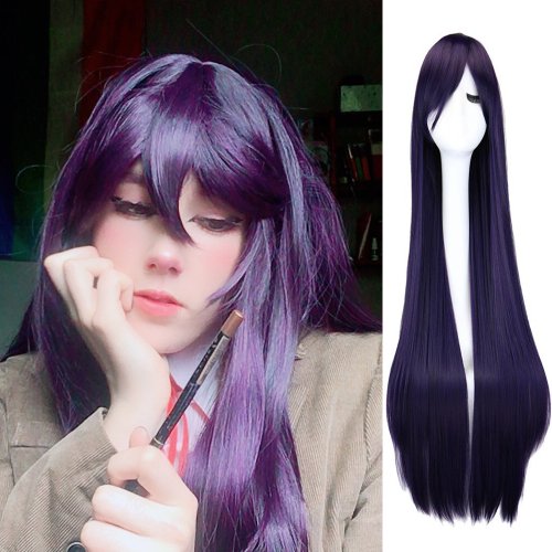Image de Perruque Cosplay Synthétique 100 cm - Longue & Lisse