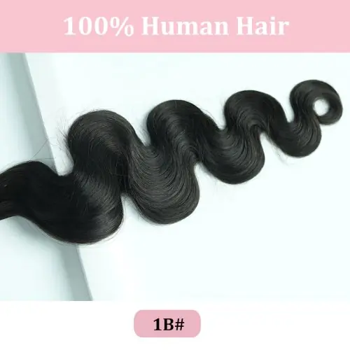 Image de Extensions Cheveux Humains Body Wave Remy - Sans Couture