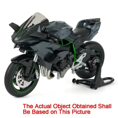 Image de Moto Miniature Kawasaki H2R & BMW S1000RR - Jouet Moulé sous Pression